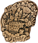 Plakette 2026 Kupfer